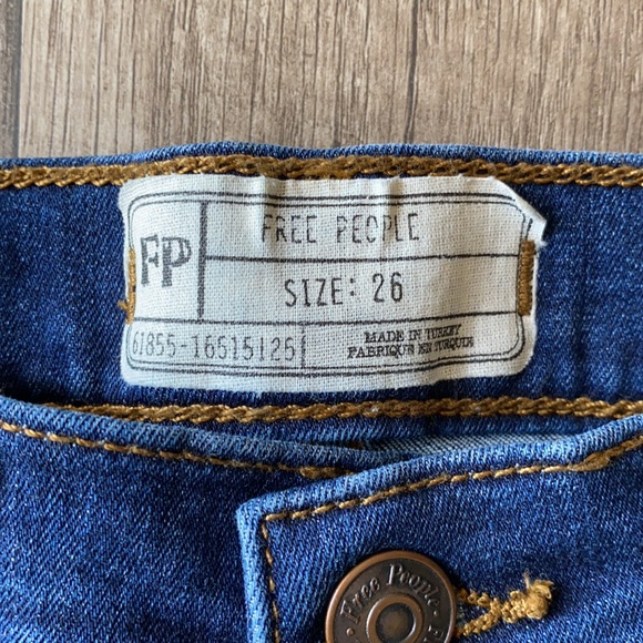 Free people blue jeans size 26 - Picture 5 of 11